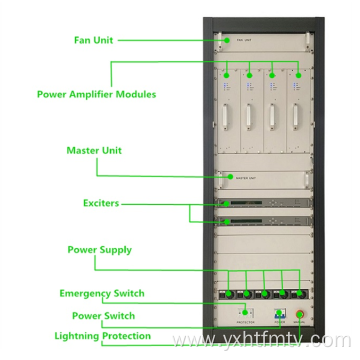 Broadcast Equipment 2000W Digital TV Transmitter